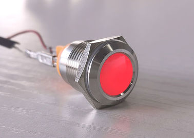 Kırmızı Mavi LED Anti Vandal Basmalı Düğme Anahtarı 12mm 16mm Metal LED Gösterge Işığı Üreticisi