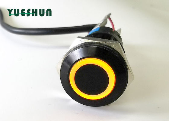 Kalite  16mm Push Button Switch LED Illuminated , Automotive Push Button Switches fabrika