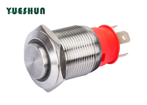 su geçirmez koruma 24V Basmalı Düğme ışık Anahtarı metal 19mm Panel Montajlı