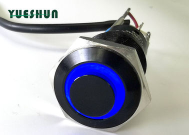 Yüksek Başlı Basmalı Düğme Anahtarı LED Aydınlatmalı, Alüminyum Paslanmaz Çelik Basmalı Düğme Anahtarı