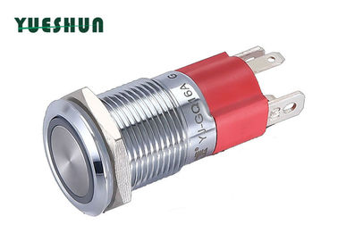 16MM Led Işık Büyük Akım 10A Basmalı Düğme Anahtarı