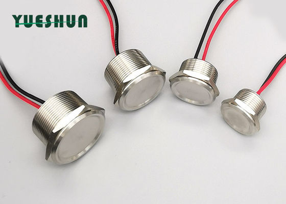 Latching Type Capacitive Touch 22mm Piezoelectric Button Switch